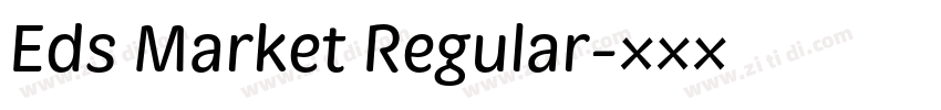 Eds Market Regular字体转换 Eds Market Regular字体转换
